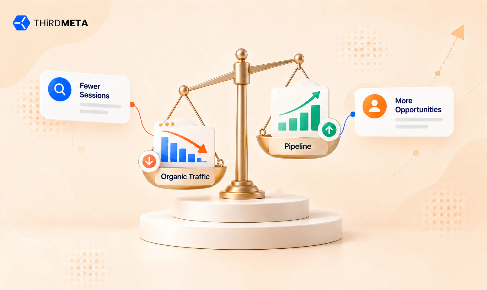 Organic Traffic Down, Pipeline Up: What to Measure Now to Know If It Is Real