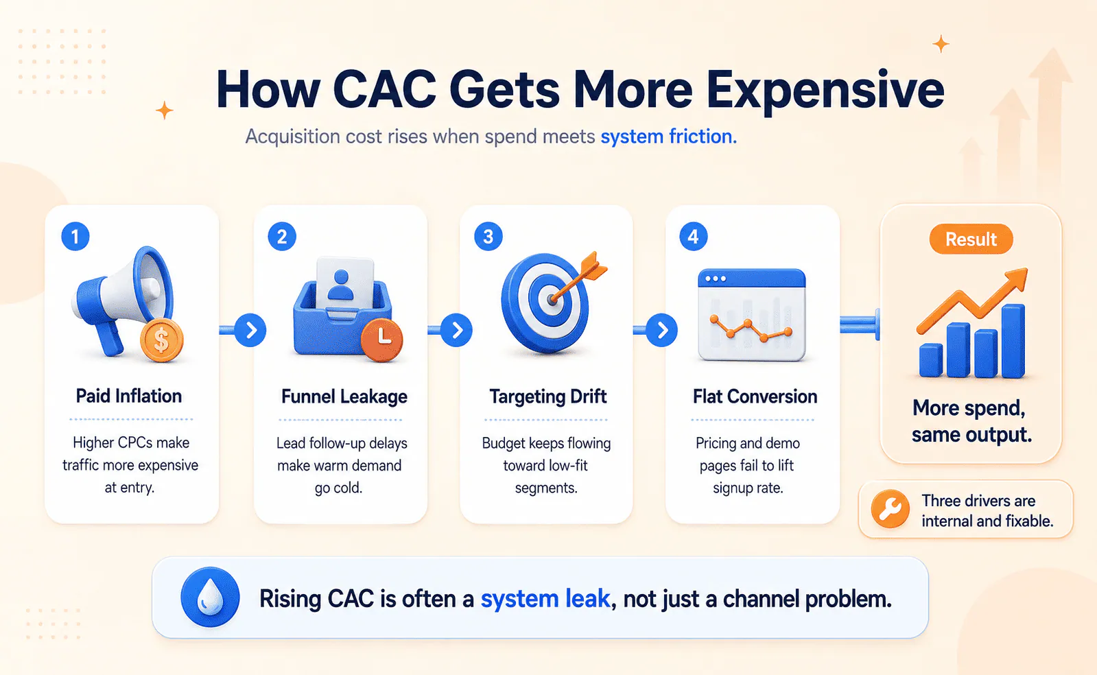 Reasons for Rising CAC